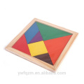 FQ nuevo producto juguetes educativos para niños rompecabezas de madera color tangram